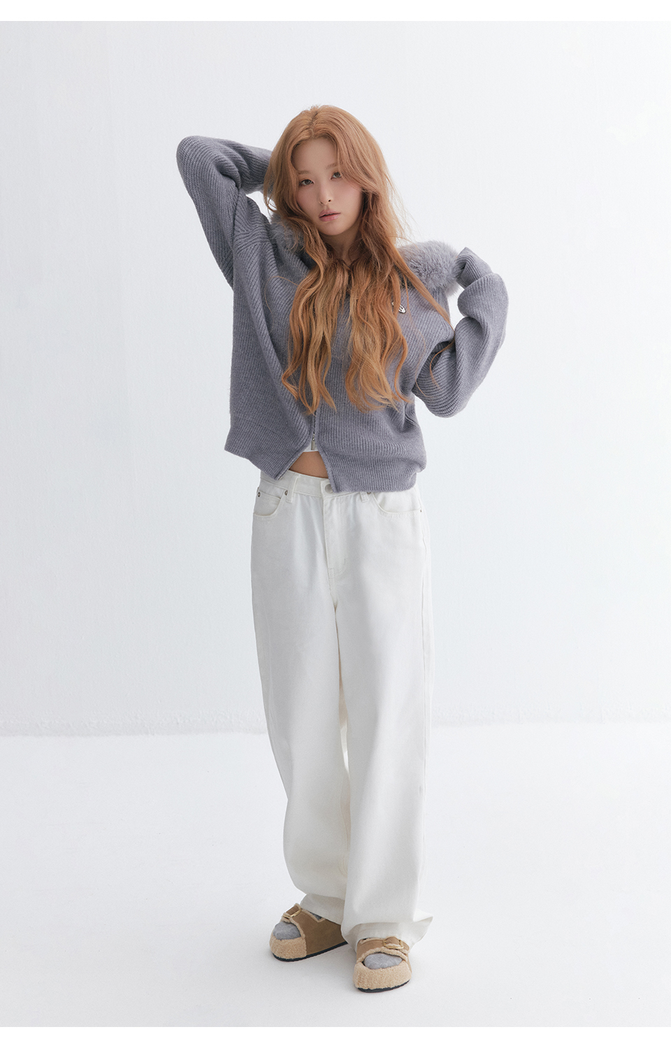 SEMI WIDE FIT DENIM PANTS #SEULGI同款! 